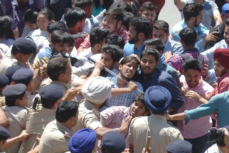 Panjab University: Students protesting fee hike booked for sedition by Chandigarh Police