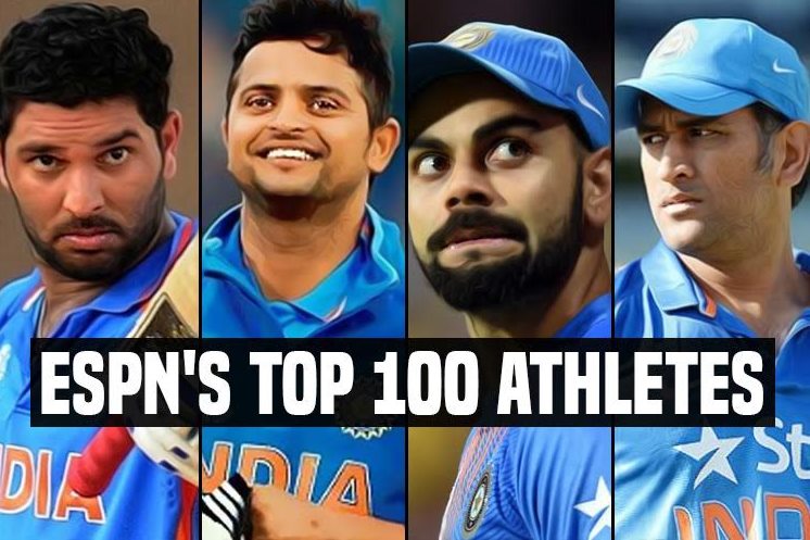 India's Virat Kohli, MS Dhoni among 20 of world's most famous athletes
