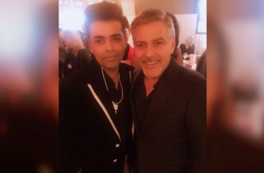 Karan Johar and George Clooney (Courtesy: Instagram/Karan Johar)