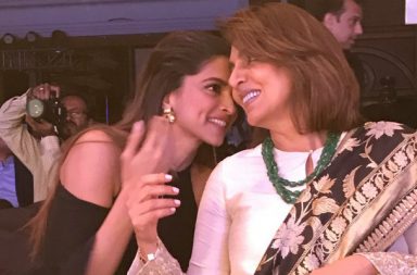 Deepika Padukone and Neetu Singh (Courtesy; Twitter/@htcafe)
