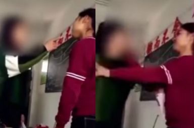 Chinese Teacher Student Catfight