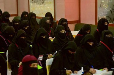 The women wing of All India Muslim Personal Law Board at a workshop in Jaiupr (Photo: PTI)