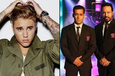 Justin Bieber Salman Khan Shera India concert