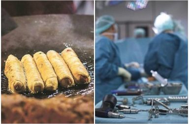 Ex Army officer eats 6 inch kebab