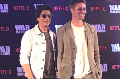 Shah Ruklh Khan and Brad Pitt