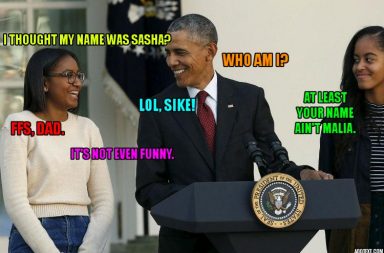 Barack Obama, Sasha Obama, Malia Obama