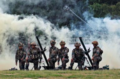 File photo of Indian Army soldiers participating in a war exercise