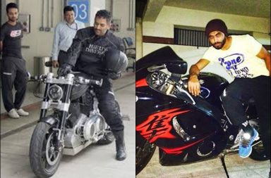 Ravindra Jadeja, MS Dhoni, Bike collection