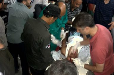 Injured being treated in a hospital after militants opened fire (Photo: PTI)