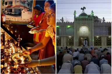 place in West Bengal where temple and dargah are not separated even by a wall