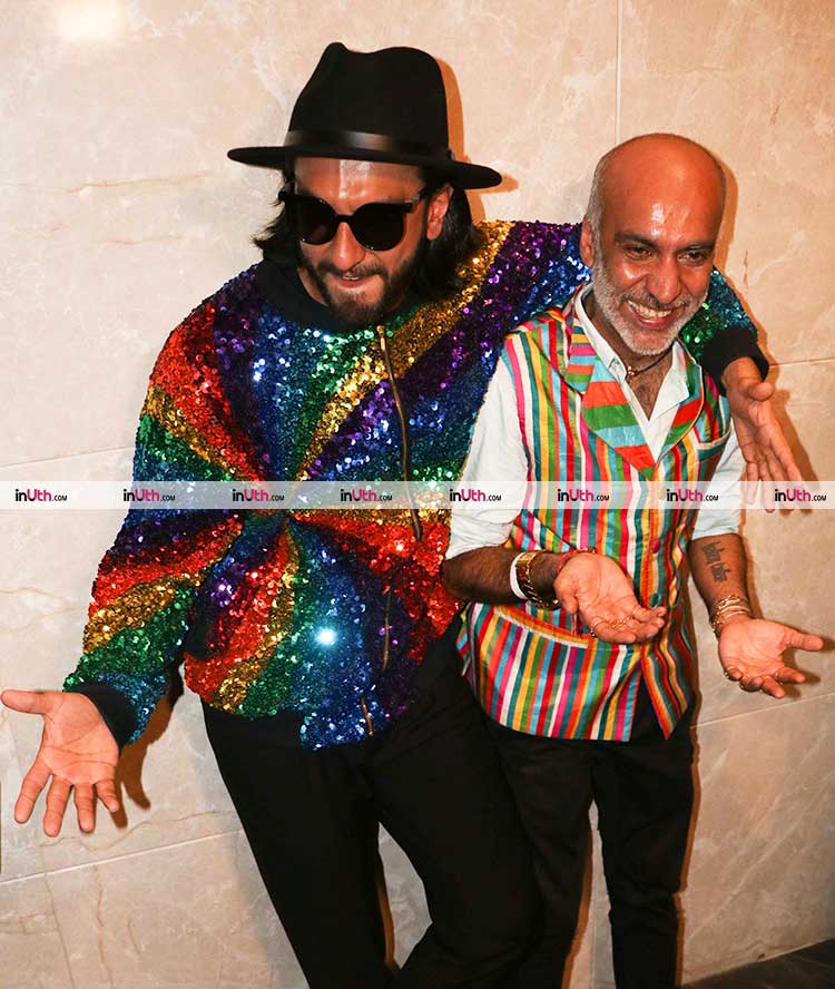 Ranveer Singh and Manish Arora at Lakme Fashion Week 2017