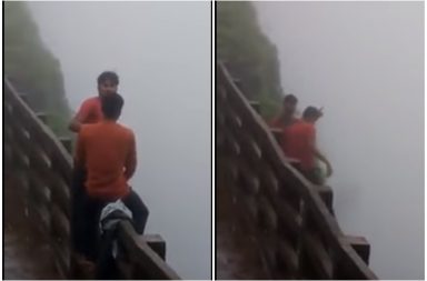Caught on camera: 2 'drunk' men fall to death from a 2,000 feet gorge near Mumbai