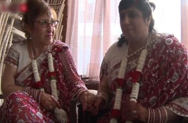 Hindu and Jewish women get married in first lesbian inter-faith wedding in UK