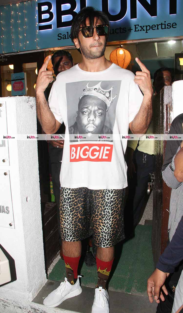 Even Ranveer Singh’s short won’t take you attention away from his new look