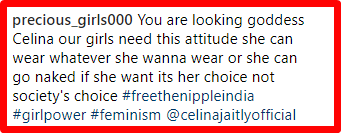 Someone bashed Celina Jaitly for posting nude photos and good people on Instagram taught her a lesson Celina hate comment