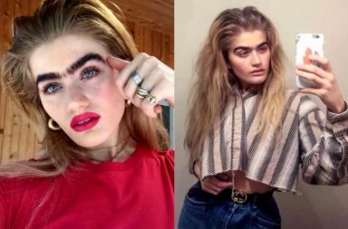 Sophia Hadjipanteli, Model, Unibrow