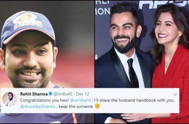 Anushka Sharma, Virat Kohli, Rohit Sharma, Rohit Sharma Twitter, Virushka marriage, Virat-Anushka marriage, Anushka Sharma Twitter, Anushka Sharma responds, Rohit Sharma 3rd ODI double ton