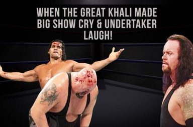 Khali Big Show, The Great Khali backstage, The Great Khali stories, inUth exclusive, WWE stories, Great Khali vs Big Show, The Undertaker laughing, Great Khali interview