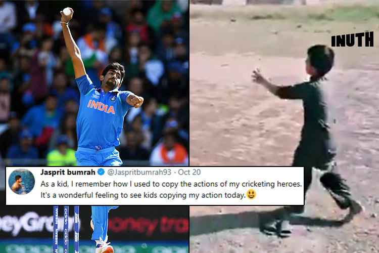 5-Year-Old Pakistani Kid Impresses Jasprit Bumrah By Copying His Bowling Action